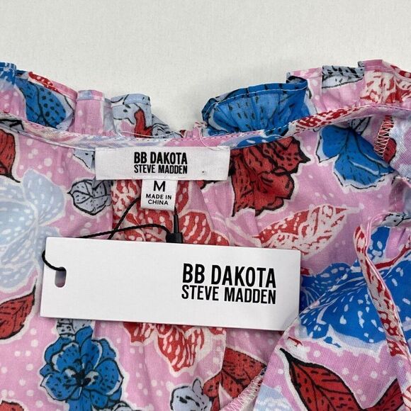 BB Dakota By Steve Madden Flutter Away Top Blouse NEW - Picture 6 of 11